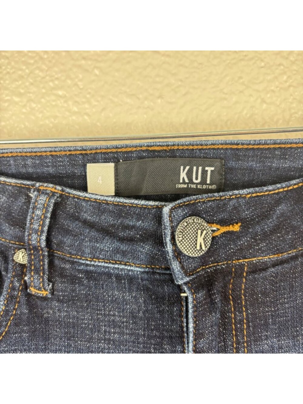 ✨3/$30 Kut From The Kloth 4 Lauren Crop Straight Leg Jeans Women Dark Wash Denim - Picture 2 of 5